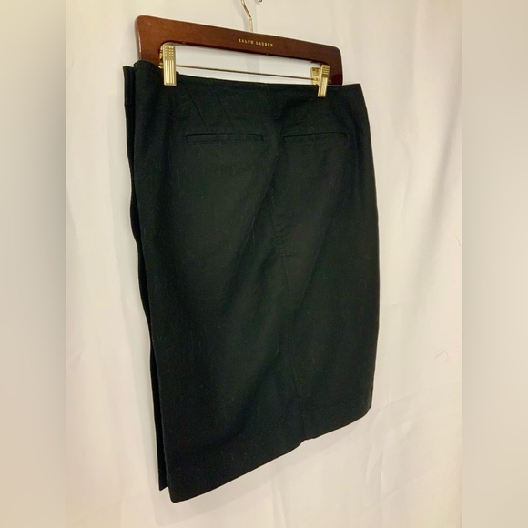 Lauren Ralph Lauren black jean like skirt size 6 - Picture 5 of 6